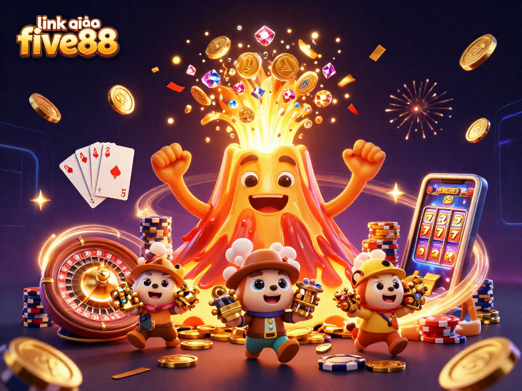 Win big with link vào five88 at this vibrant casino adventure featuring gold, gems, and excitement!