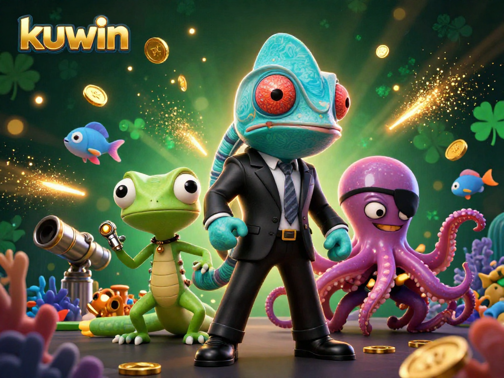 Kuwin engages players with dynamic fish shooting strategies and underwater excitement.