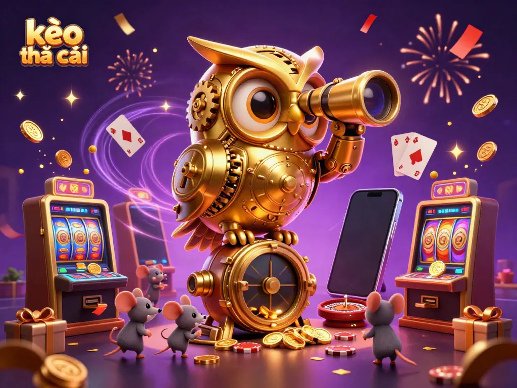 Engage with the colorful elements of kèo nhà cái while exploring a vibrant casino scene.