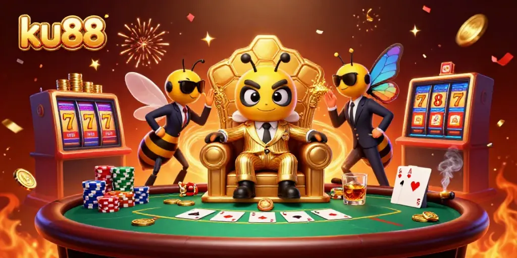 Experience exciting slot games at ku88 with vibrant visuals and dynamic casino elements.
